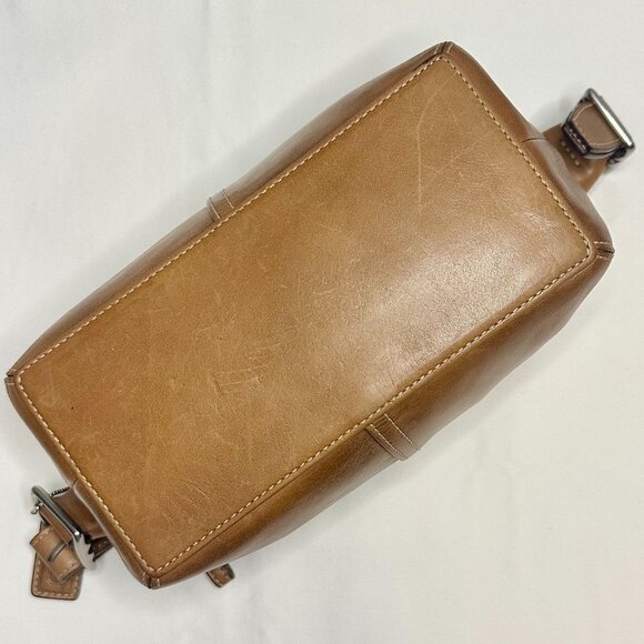 COACH Vintage Soft Legacy Demi Hobo 9564 Burnished Camel Adjustable Strap - Picture 12 of 14